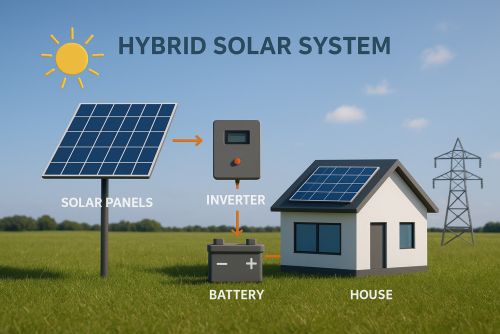 Hệ điện mặt trời hybrid
