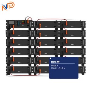 Pin Lưu Trữ Năng Lượng Mặt Trời Deye BOS-W|51.2V-100Ah Áp Cao