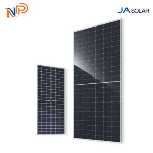 Tấm Pin Mặt Trời JA Solar 590W-615W N-Type 2 Mặt Kính | JAM72D40 LB